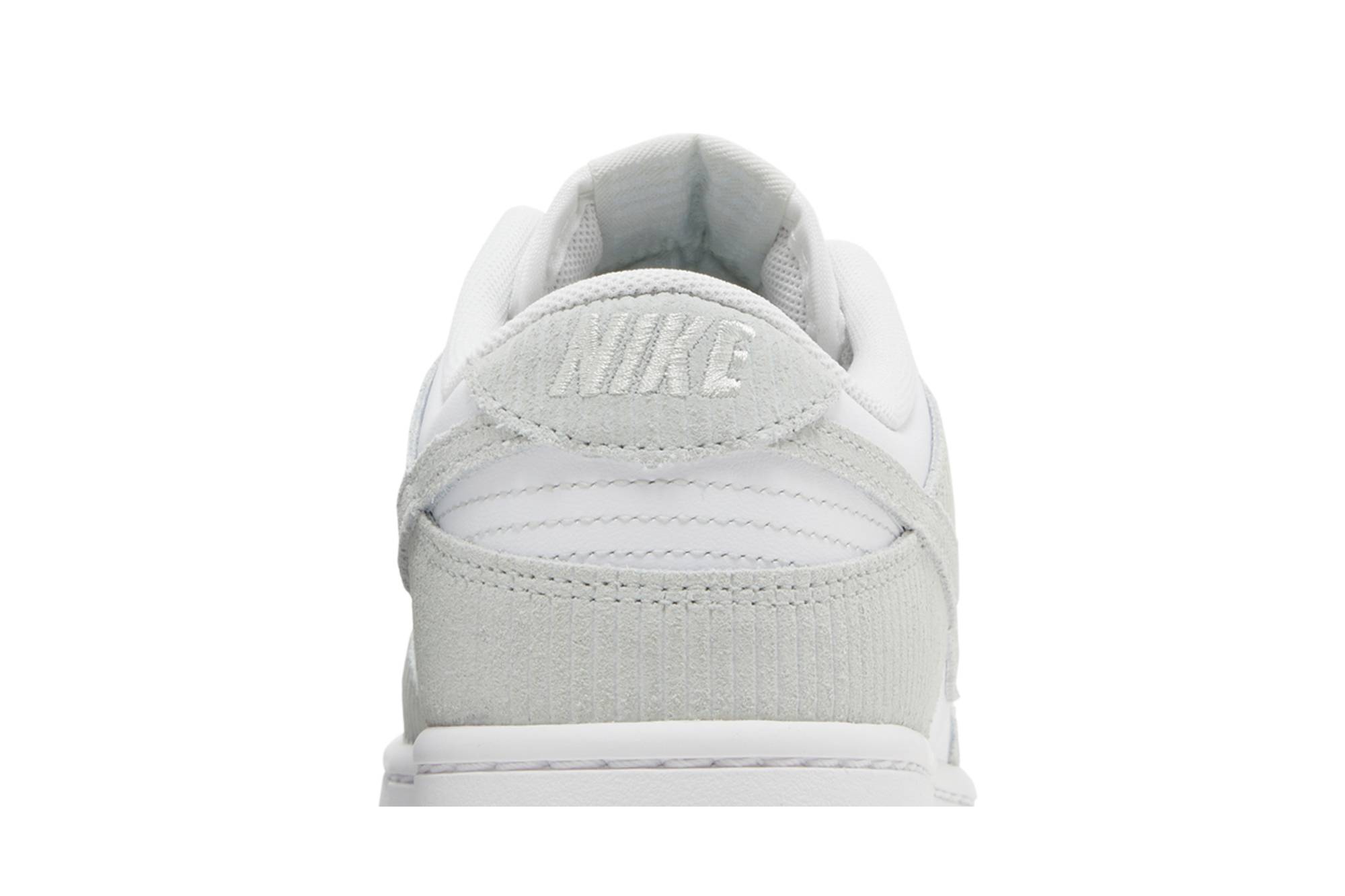 (Women) Nike Dunk Low Light Silver Corduroy FN7658-100 Nicesnk