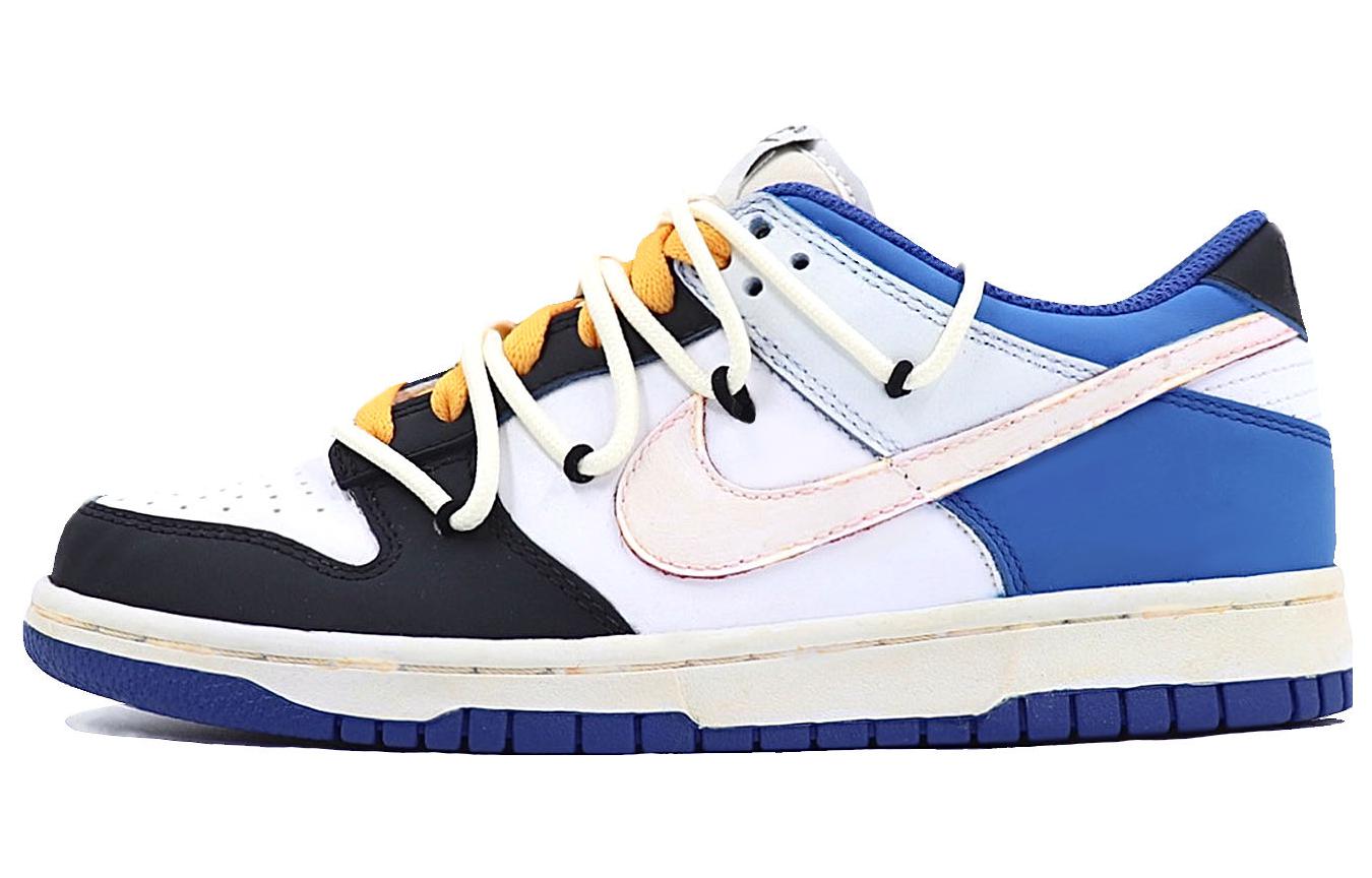 Buy 【定制球鞋】Nike Dunk Low 閃電元素 科技感 星溯未來 百搭 休閒 防滑耐磨 低幫 板鞋 女款 米藍