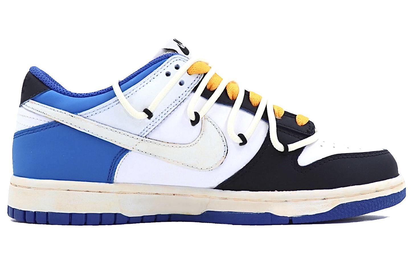 Order 【定制球鞋】Nike Dunk Low 閃電元素 科技感 星溯未來 百搭 休閒 防滑耐磨 低幫 板鞋 女款 米藍