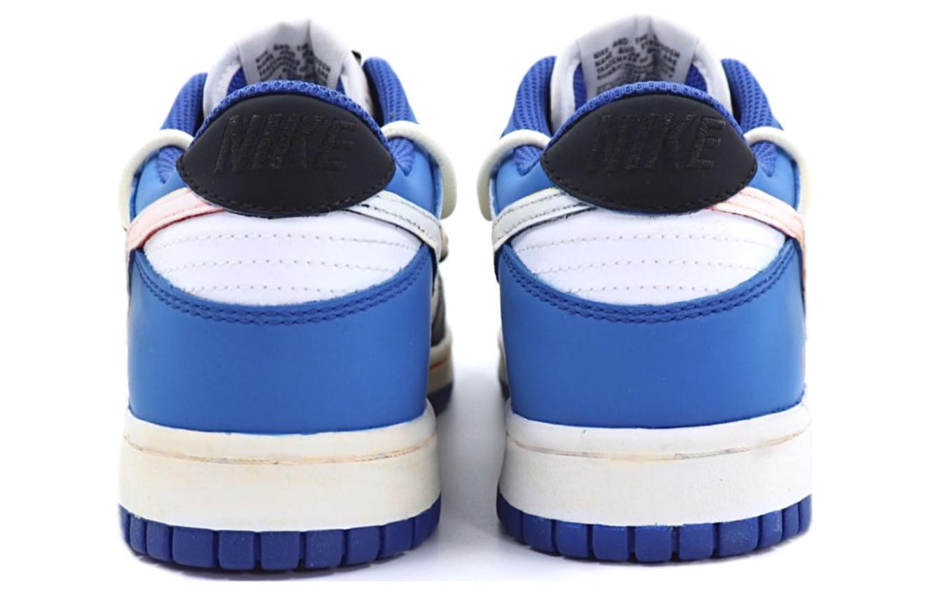 Shop 【定制球鞋】Nike Dunk Low 閃電元素 科技感 星溯未來 百搭 休閒 防滑耐磨 低幫 板鞋 女款 米藍