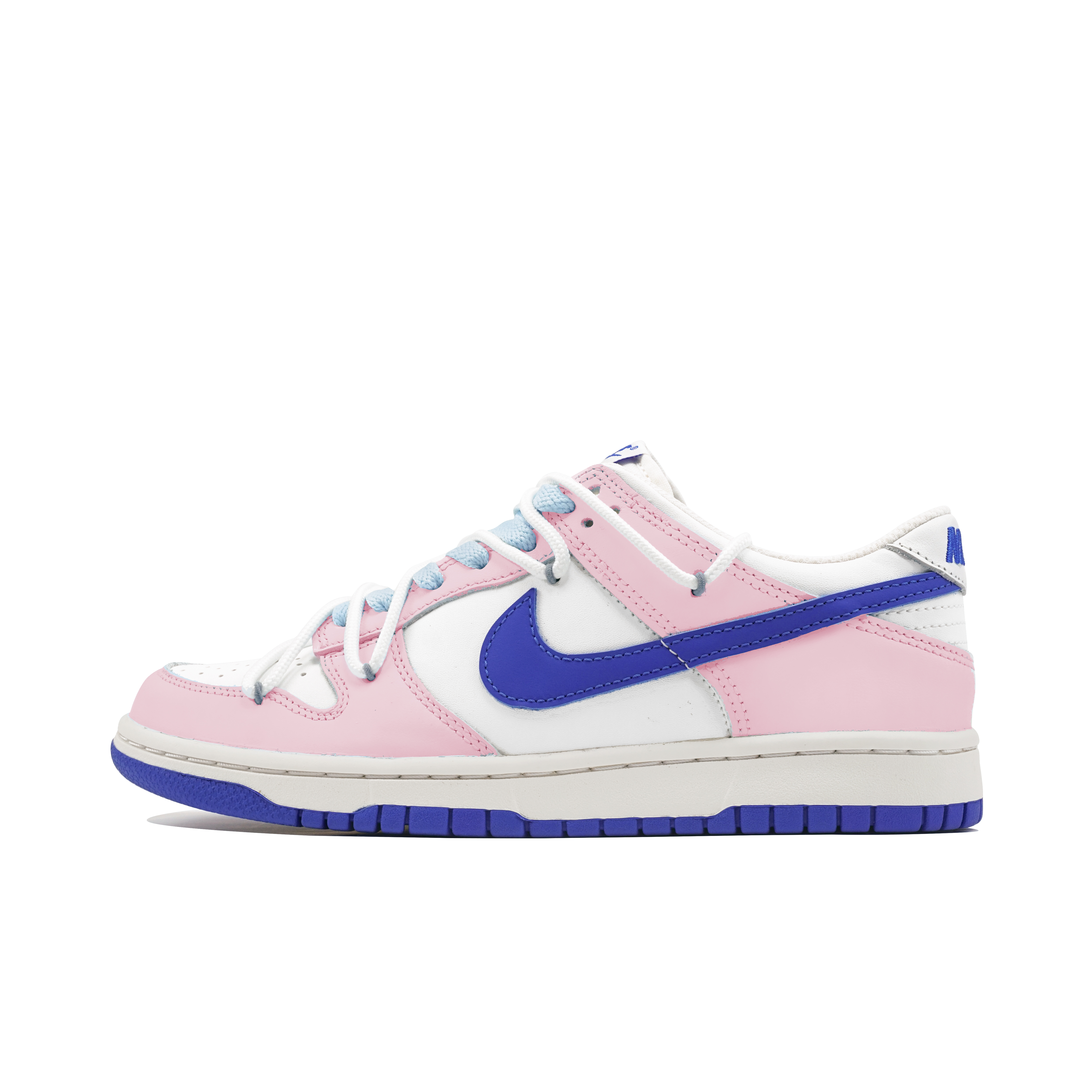 Order 【定制球鞋】Nike Dunk Low 玖制 馬卡龍小豬 冰激凌 小眾 清新 禮袋 復古 防滑 低幫 板鞋 女款 白藍粉