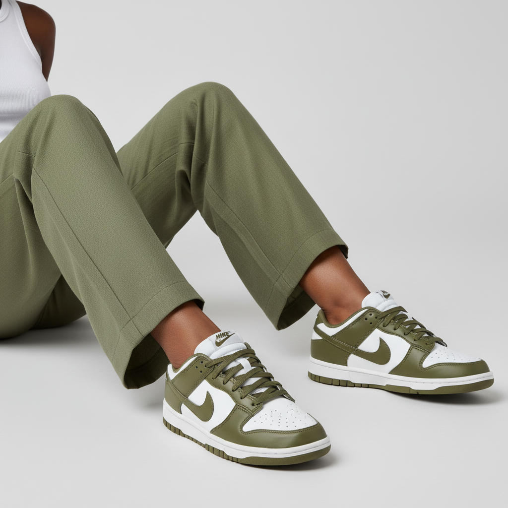 Order (W) 耐克Dunk Low '中绿色' DD1503-120