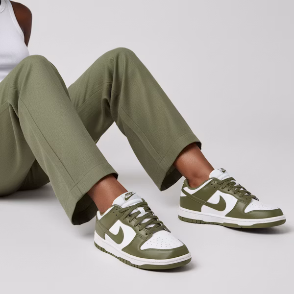(W) Nike Dunk Low 'Medium Olive' Lelaki Wanita Kasut Sneaker Hijau Oliv Rendah DD1503-120 Order (W) Nike Dunk Low 'Medium Olive' Lelaki Wanita Kasut Sneaker Hijau Oliv Rendah DD1503-120