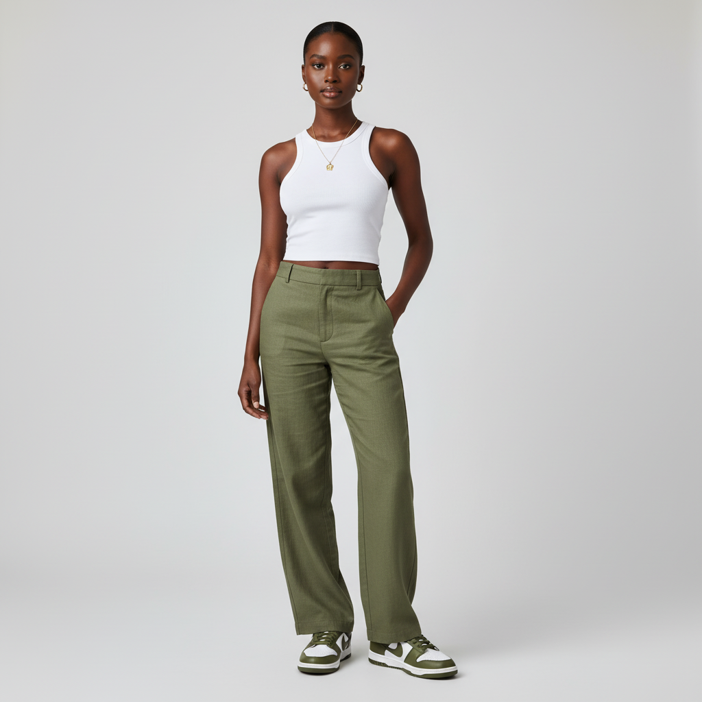 Lookbook (W) 耐克Dunk Low '中绿色' DD1503-120