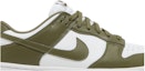 Order (W) Nike Dunk Low 'Medium Olive' Lelaki Wanita Kasut Sneaker Hijau Oliv Rendah DD1503-120