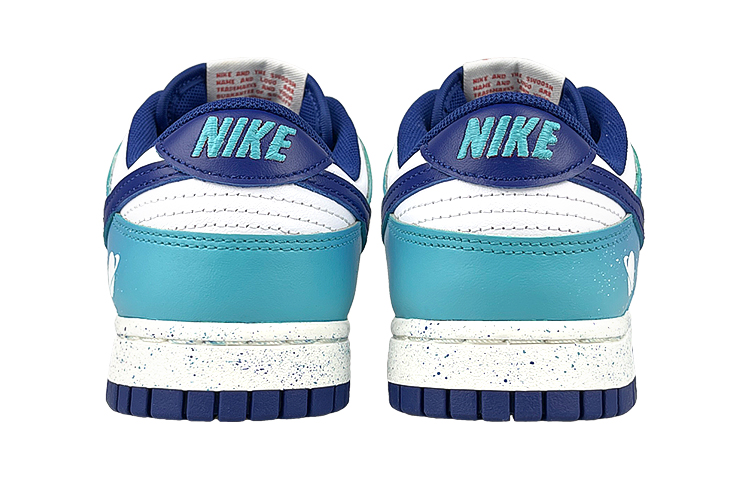 Details for 【定制球鞋】Nike Dunk Low 禮盒 水星記 潑墨 布貼 防滑耐磨 低幫 板鞋 女款 藍白