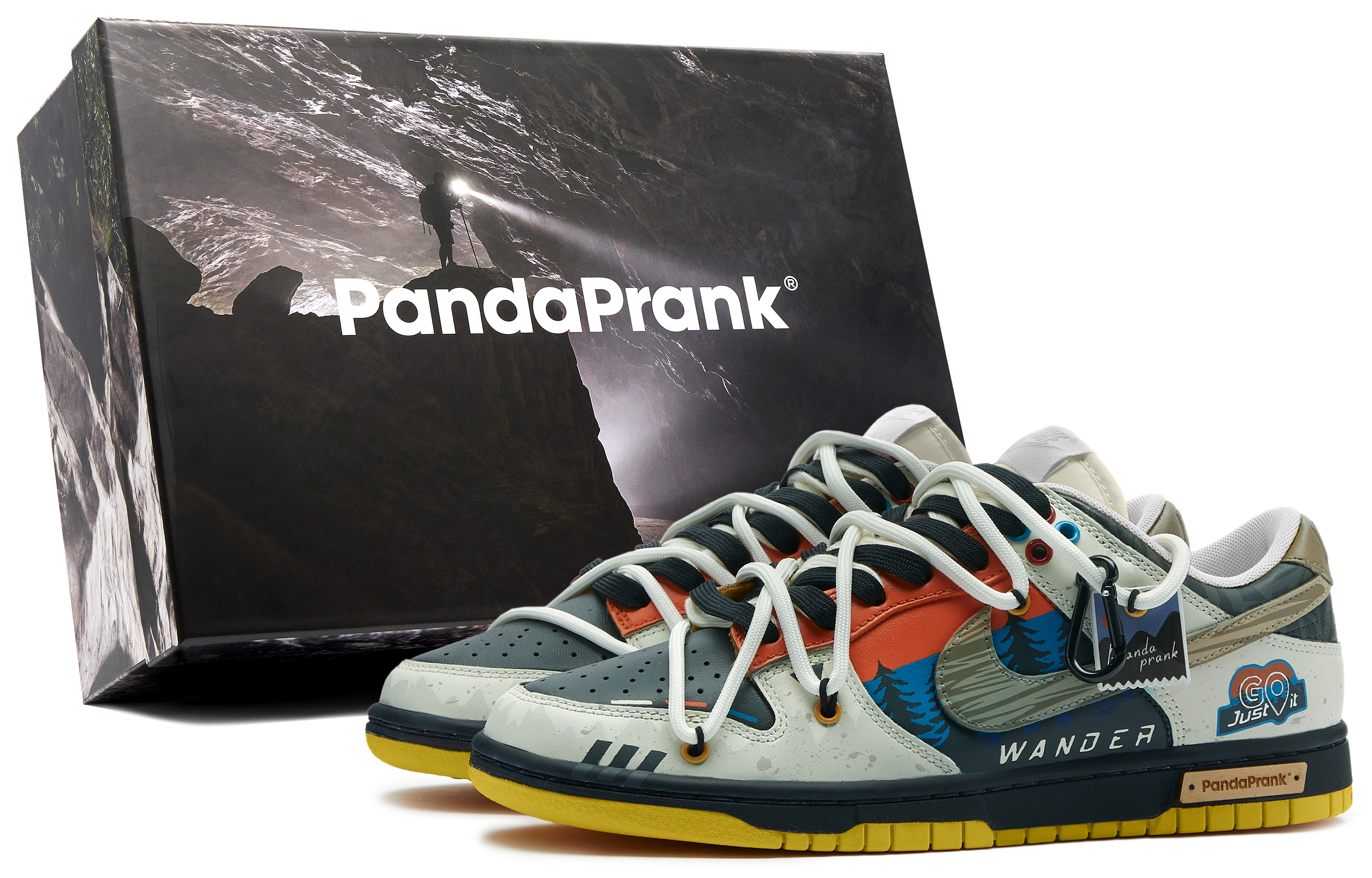 (W) Nike Dunk Low 'Panda Mischief Jungle Crossing'
