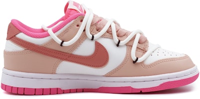 客製化球鞋 Nike Dunk Low 粉色甜心 皮革 高街戶外 黑豹 復古優質 耐磨輕便透氣防滑 低筒 板鞋 女款 粉白 Lookbook 客製化球鞋 Nike Dunk Low 粉色甜心 皮革 高街戶外 黑豹 復古優質 耐磨輕便透氣防滑 低筒 板鞋 女款 粉白