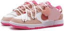 Shop 客製化球鞋 Nike Dunk Low 粉色甜心 皮革 高街戶外 黑豹 復古優質 耐磨輕便透氣防滑 低筒 板鞋 女款 粉白