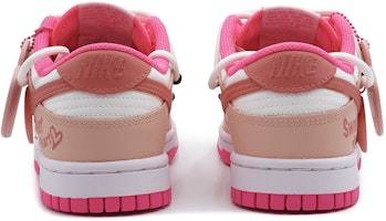 客製化球鞋 Nike Dunk Low 粉色甜心 皮革 高街戶外 黑豹 復古優質 耐磨輕便透氣防滑 低筒 板鞋 女款 粉白 Purchase 客製化球鞋 Nike Dunk Low 粉色甜心 皮革 高街戶外 黑豹 復古優質 耐磨輕便透氣防滑 低筒 板鞋 女款 粉白