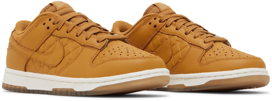(Women) Nike Dunk Low 'Quilted Wheat'(Wmns) DX3374-700 1