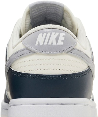 (W) Nike Dunk Low 'Sail Armory Navy' Sneakers HV2390-100 Sizing (W) Nike Dunk Low 'Sail Armory Navy' Sneakers HV2390-100