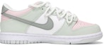 Order 【客製球鞋】Nike Dunk Low 火心 櫻花薄荷糖 解構綁帶 復古 防滑 低筒 板鞋 女款 粉綠色