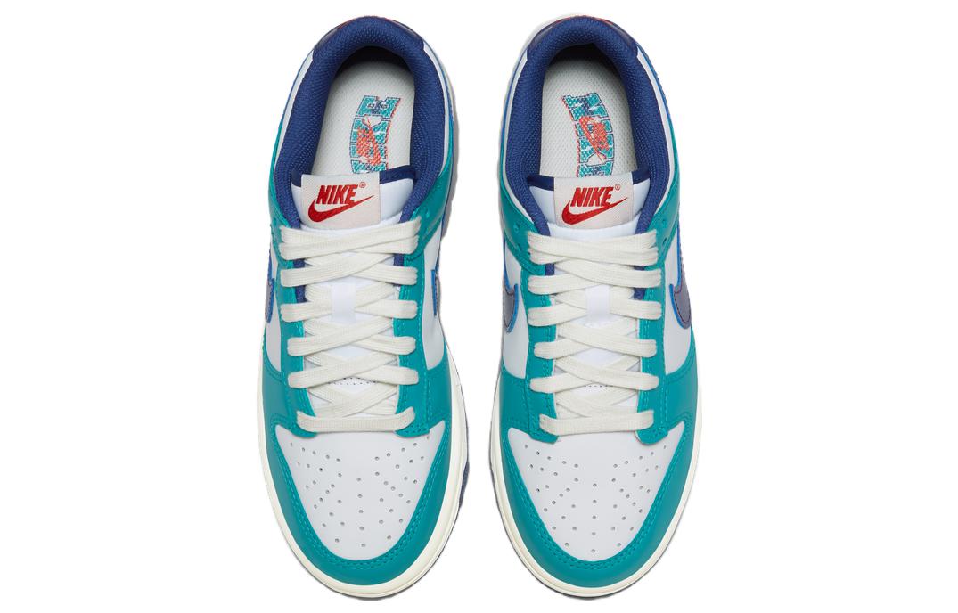 Shop (W) Nike Dunk Low 'Teal Nebula Royal' Sneakers FQ6870-141