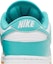 Sizing (W) Nike Dunk Low 'Hijau Turquoise' DV2190-100
