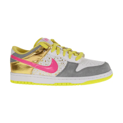 (W) Nike Dunk Low 'White Metallic Gold'