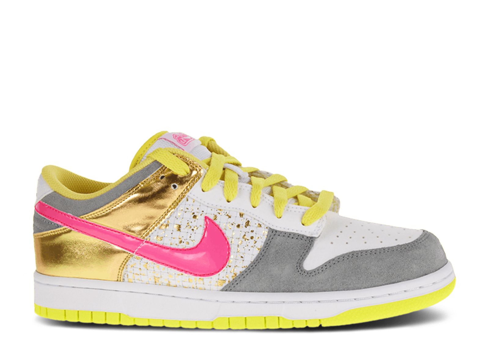 Buy (W) Nike Dunk Low ''Wit Metallic Goud'' 314141-162