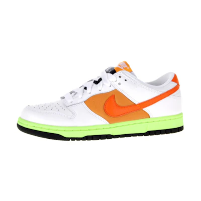(W) Nike Dunk Low 'White Orange Blaze'