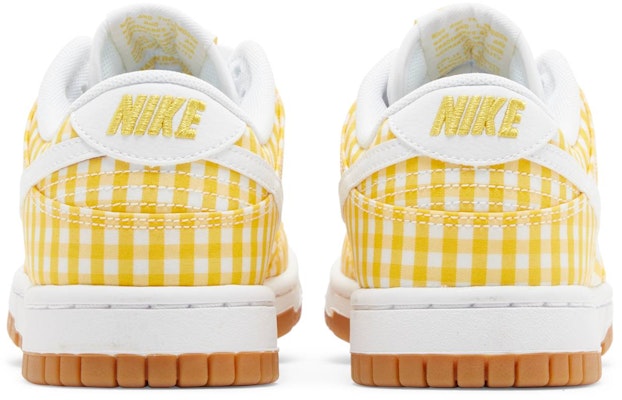(W) 나이키 덩크 로우 '옐로 깅엄' (Nike Dunk Low 'Yellow Gingham') DZ2777-700 Details for (W) 나이키 덩크 로우 '옐로 깅엄' (Nike Dunk Low 'Yellow Gingham') DZ2777-700