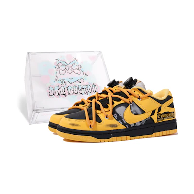(W) Nike Dunk Low 'Yellow Graffiti'