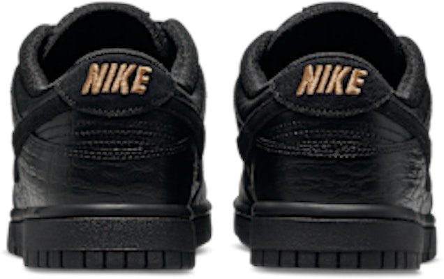 Nike Dunk Low Black/Metallic Gold/Off Noir/Black HV4388-001 Details for Nike Dunk Low Black/Metallic Gold/Off Noir/Black HV4388-001
