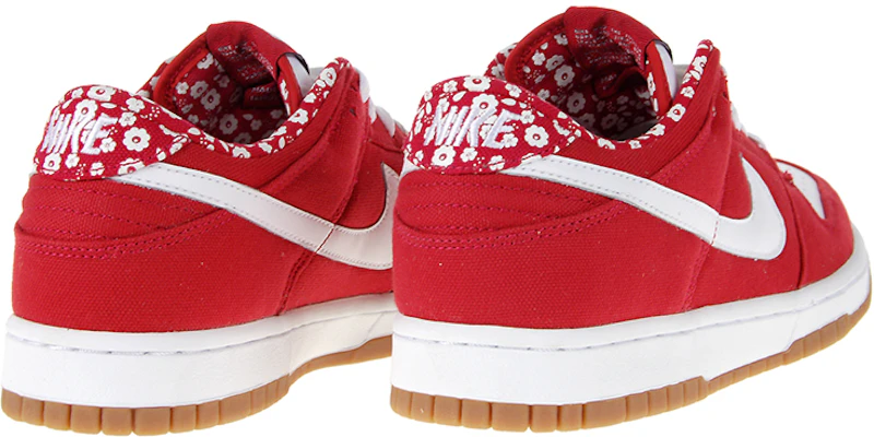 (W) Nike Dunk Low CL 'Pack Tela Liberty - Rojo Varsity' 317815-611 Order (W) Nike Dunk Low CL 'Pack Tela Liberty - Rojo Varsity' 317815-611