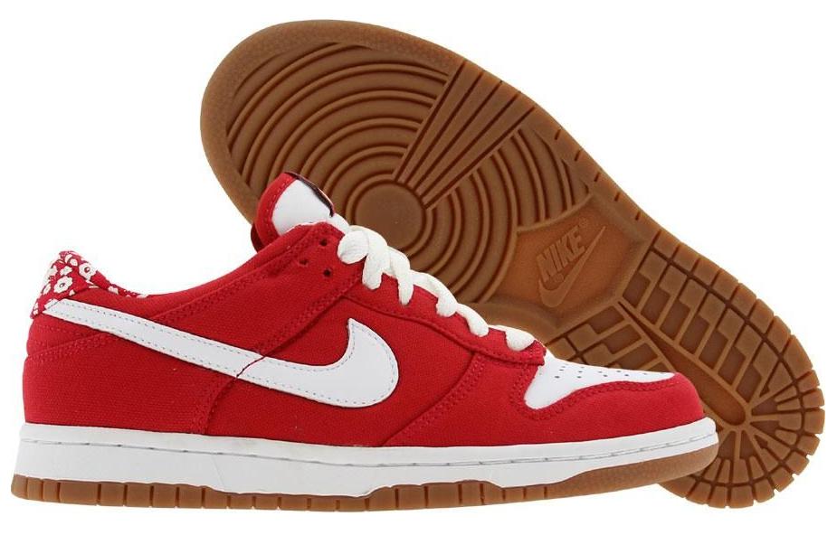 Shop (W) 나이키 덩크 로우 CL '리버티 팩 - 바시티 레드' 317815-611
