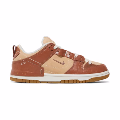 (W) Nike Dunk Low Disrupt 2 'Brown Croc'