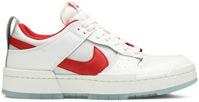(Women) Nike Dunk Low Disrupt 'White Gym Red' CK6654-101