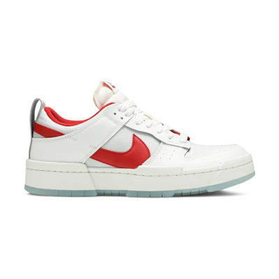 (W) Nike Dunk Low Disrupt 'White Gym Red'