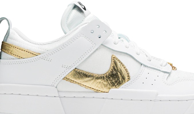 (W) 나이키 덩크 로우 디스럽트 '화이트 메탈릭 골드' DD9676-100 Order (W) 나이키 덩크 로우 디스럽트 '화이트 메탈릭 골드' DD9676-100