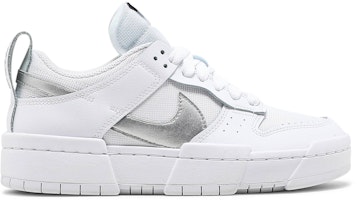 (Women) Nike Dunk Low Disrupt 'White Metallic Silver' DJ6226-100