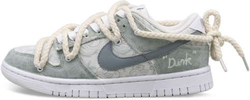 (Women) Nike Dunk Low ESS 'Cashew Blossom Morandi Grey Green' DJ9955-100-455666 (Women) Nike Dunk Low ESS 'Cashew Blossom Morandi Grey Green' DJ9955-100-455666