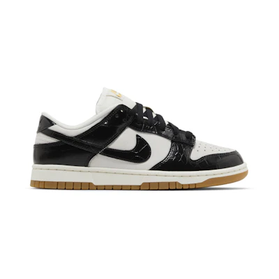 (W) Nike Dunk Low LX 'Black Croc'