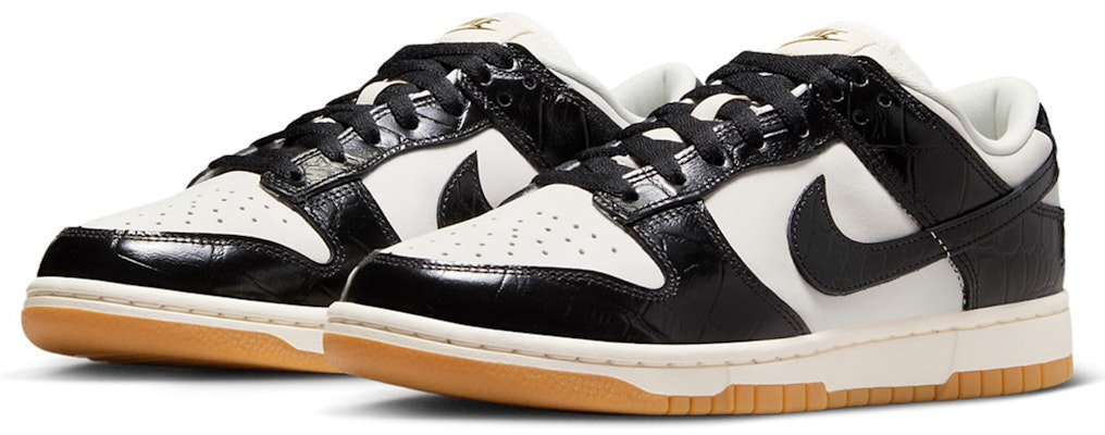 (W) Nike Dunk Low LX 'Croc Hitam' FJ2260-003 Order (W) Nike Dunk Low LX 'Croc Hitam' FJ2260-003