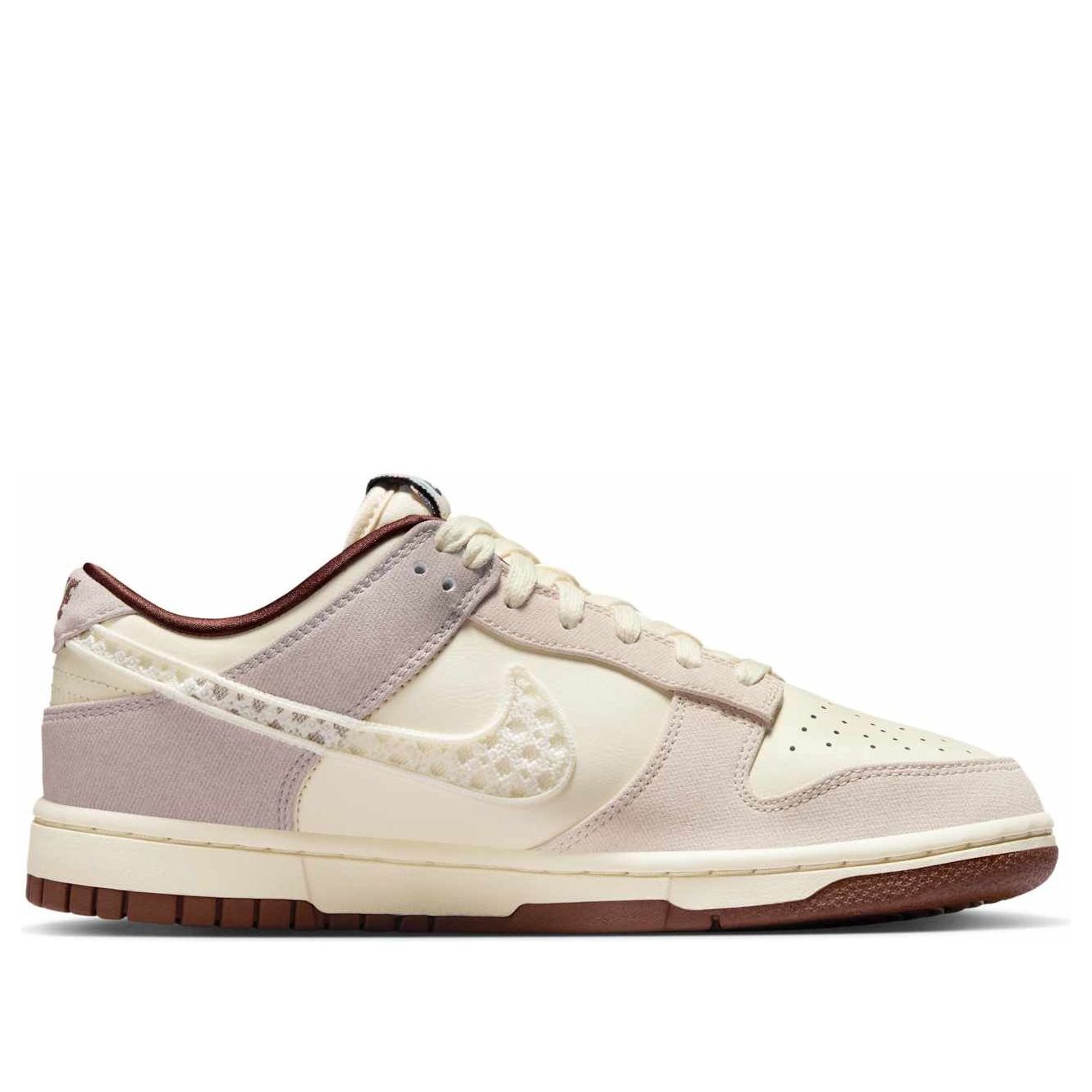 Details for (W) Nike Dunk Low LX '鉤編 Swoosh' IH7353-010