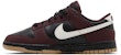 (W) Nike Dunk Low Next Nature 'Burgundy Crush Black' - Hitam Merah Burgundy HM9658-600