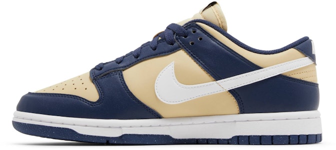 (W) Nike Dunk Low Next Nature 'Navy Gold' Emas Navy DD1873-401 Lookbook (W) Nike Dunk Low Next Nature 'Navy Gold' Emas Navy DD1873-401