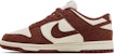 (W) Nike Dunk Low Next Nature 'Merah Sepia' HJ7673-001