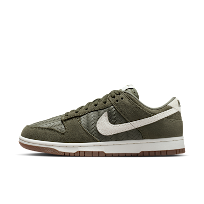(Women) Nike Dunk Low Premium SE Medium Olive/Black Dark Brown/Medium Olive/Sale IB6161-200