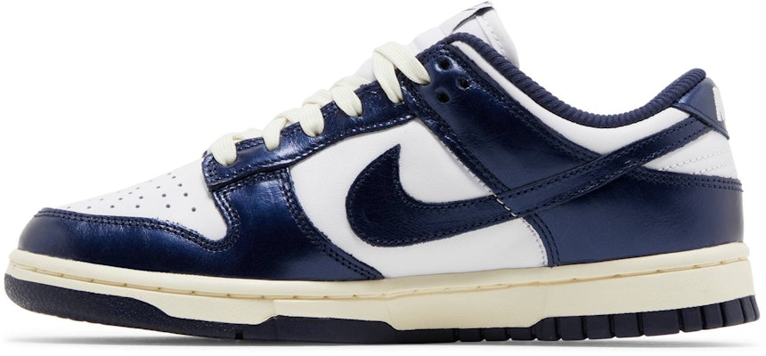 (Women) Nike Dunk Low PRM 'Vintage Navy' FN7197-100 Lookbook (Women) Nike Dunk Low PRM 'Vintage Navy' FN7197-100