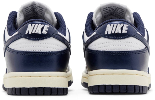 (Women) Nike Dunk Low PRM 'Vintage Navy' FN7197-100 Details for (Women) Nike Dunk Low PRM 'Vintage Navy' FN7197-100
