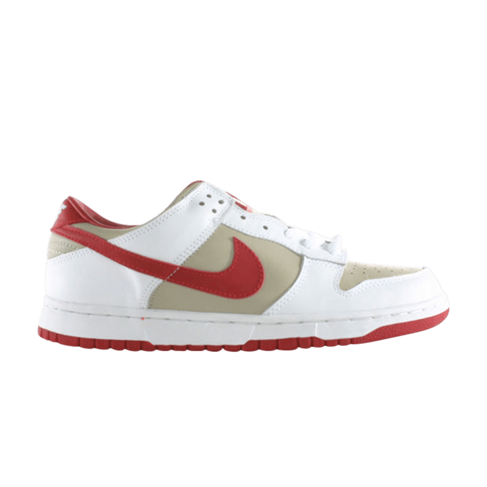 (W) Nike Dunk Low Pro 'Light Stone Varsity Red'
