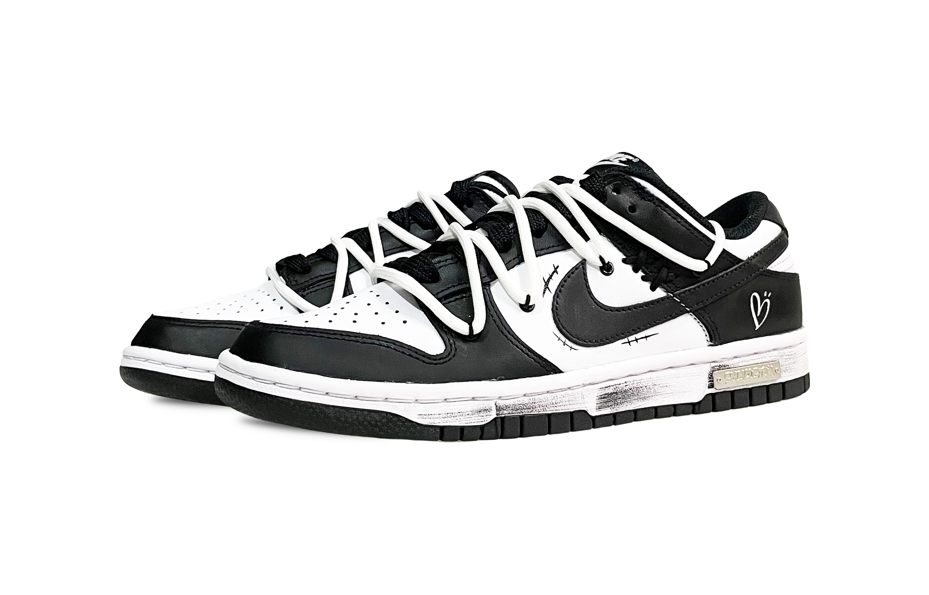 (W) Nike Dunk Low Retro 'Deconstructed Double Laces Love' 圖 3