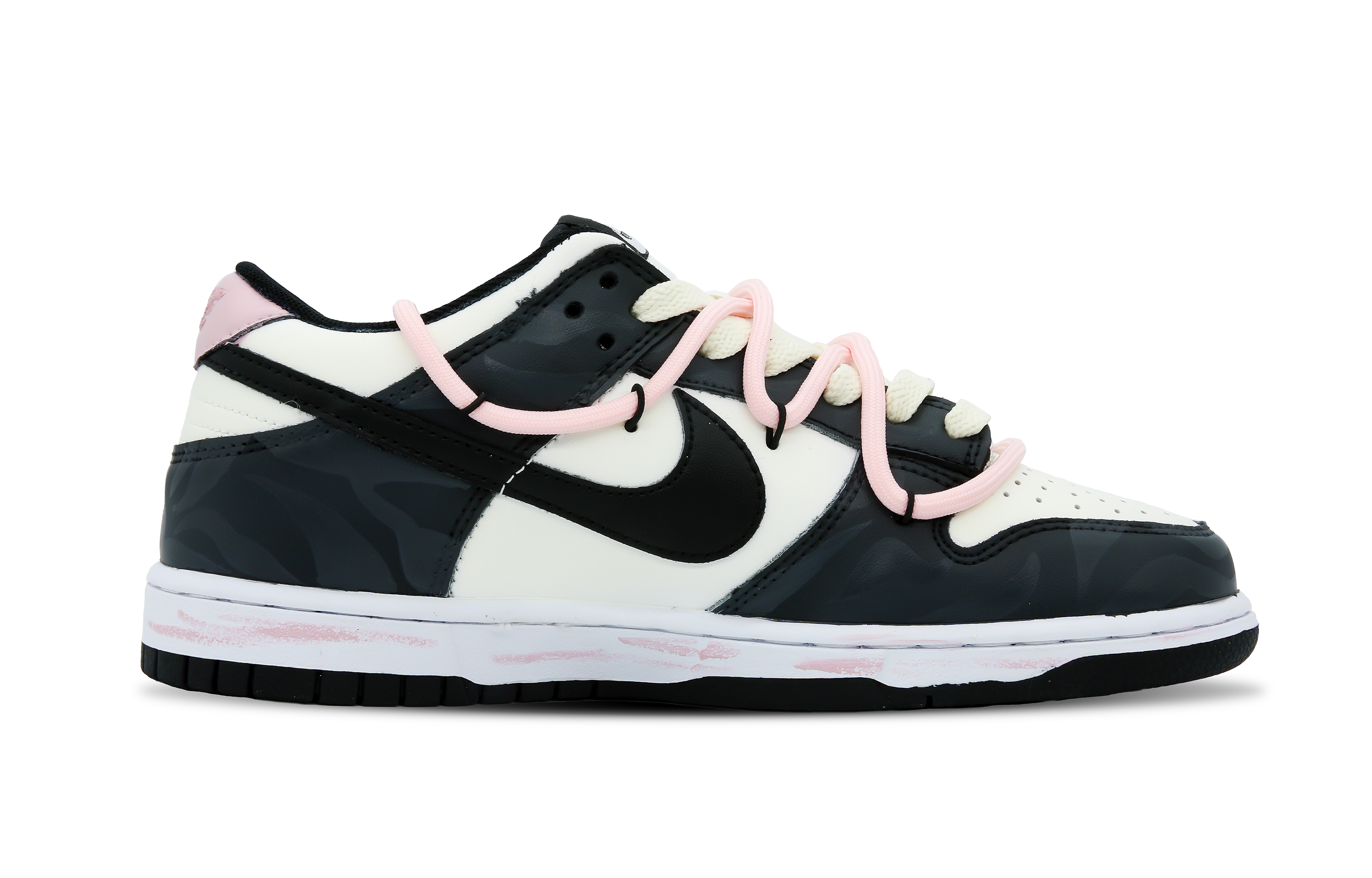 (W) Nike Dunk Low Retro 'Pink White Jade Black' 圖 2