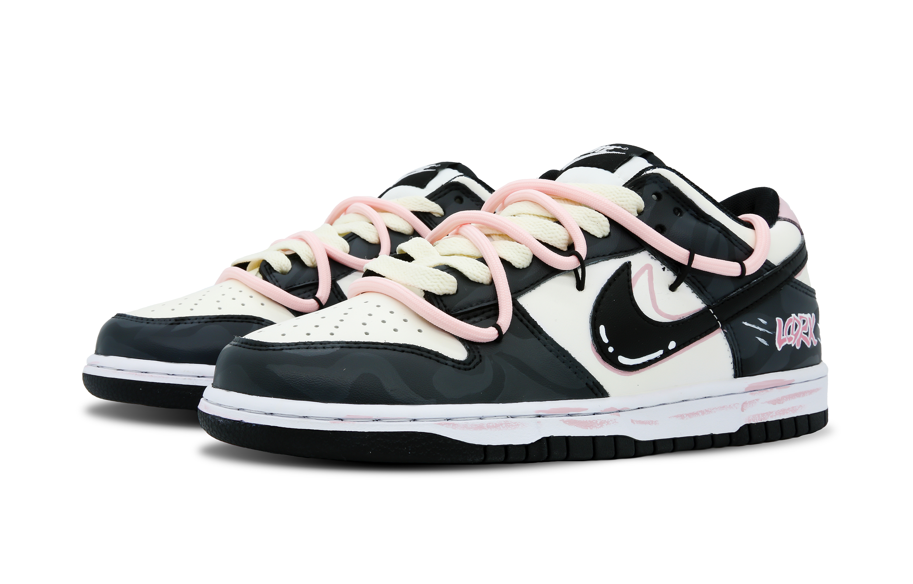 (W) Nike Dunk Low Retro 'Pink White Jade Black' 圖 3