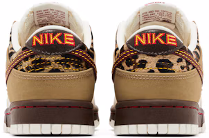 Details for (W) Nike Dunk Low 經典復古皮革運動鞋 米色紅色 舒適款 IM6687-262