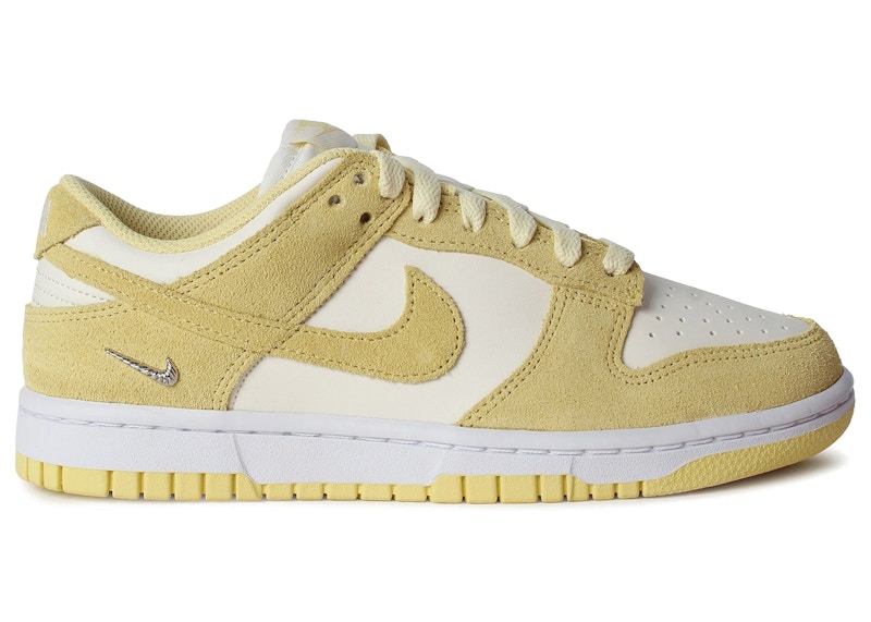 (Women) Nike Dunk Low Sail Soft Yellow Silver IO4244-104