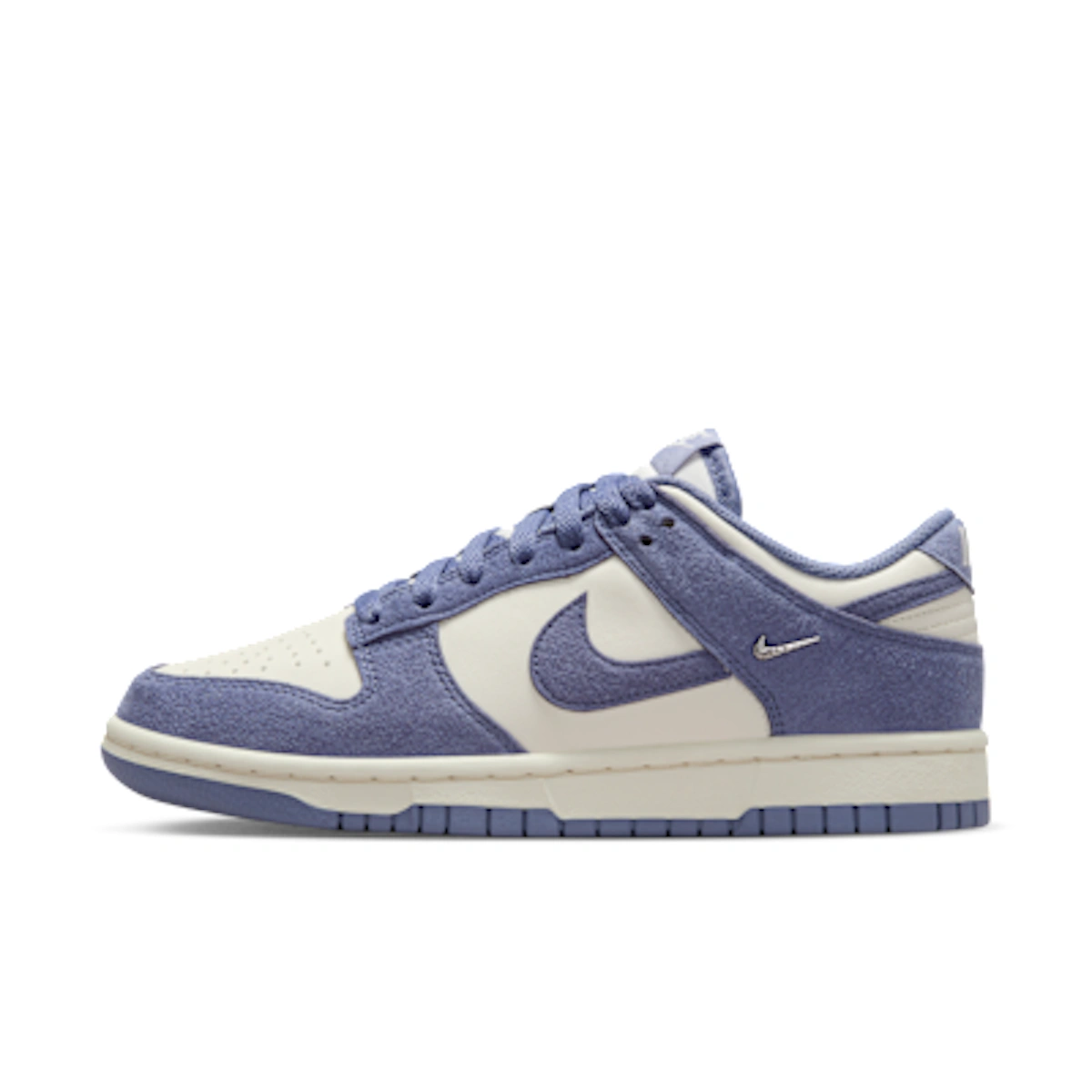 (Women) Nike Dunk Low Sale/Metallic Silver/World Indigo