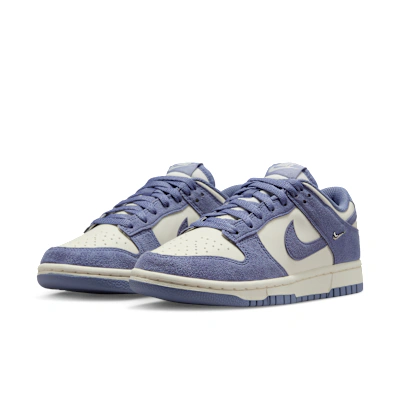 (Women) Nike Dunk Low Sale/Metallic Silver/World Indigo